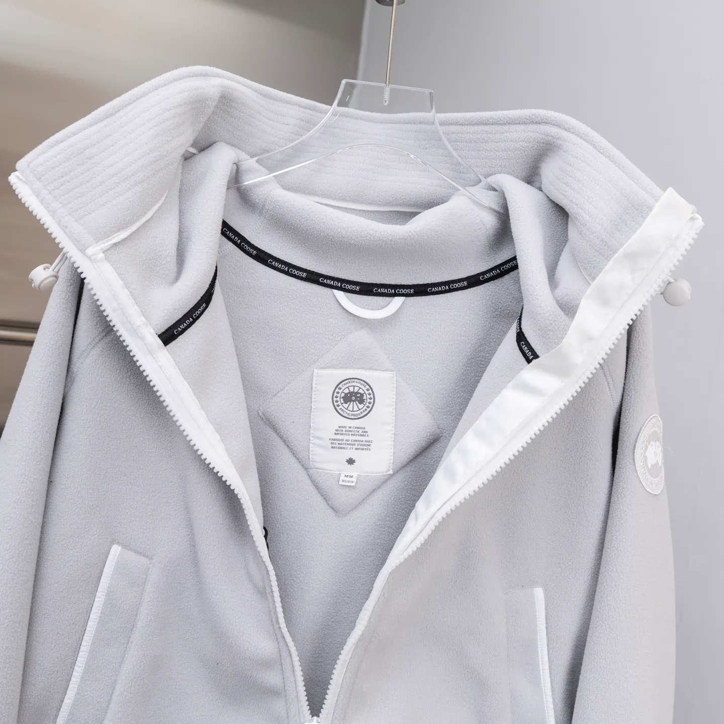 P570 2025 autumn and winter new style🆕High-end version Canada Goose cardigan sweater Chilliwack hooded wool fleece long-sleeved bomber jacket Kind Fleece wool fleece fabric Size: S M L XL